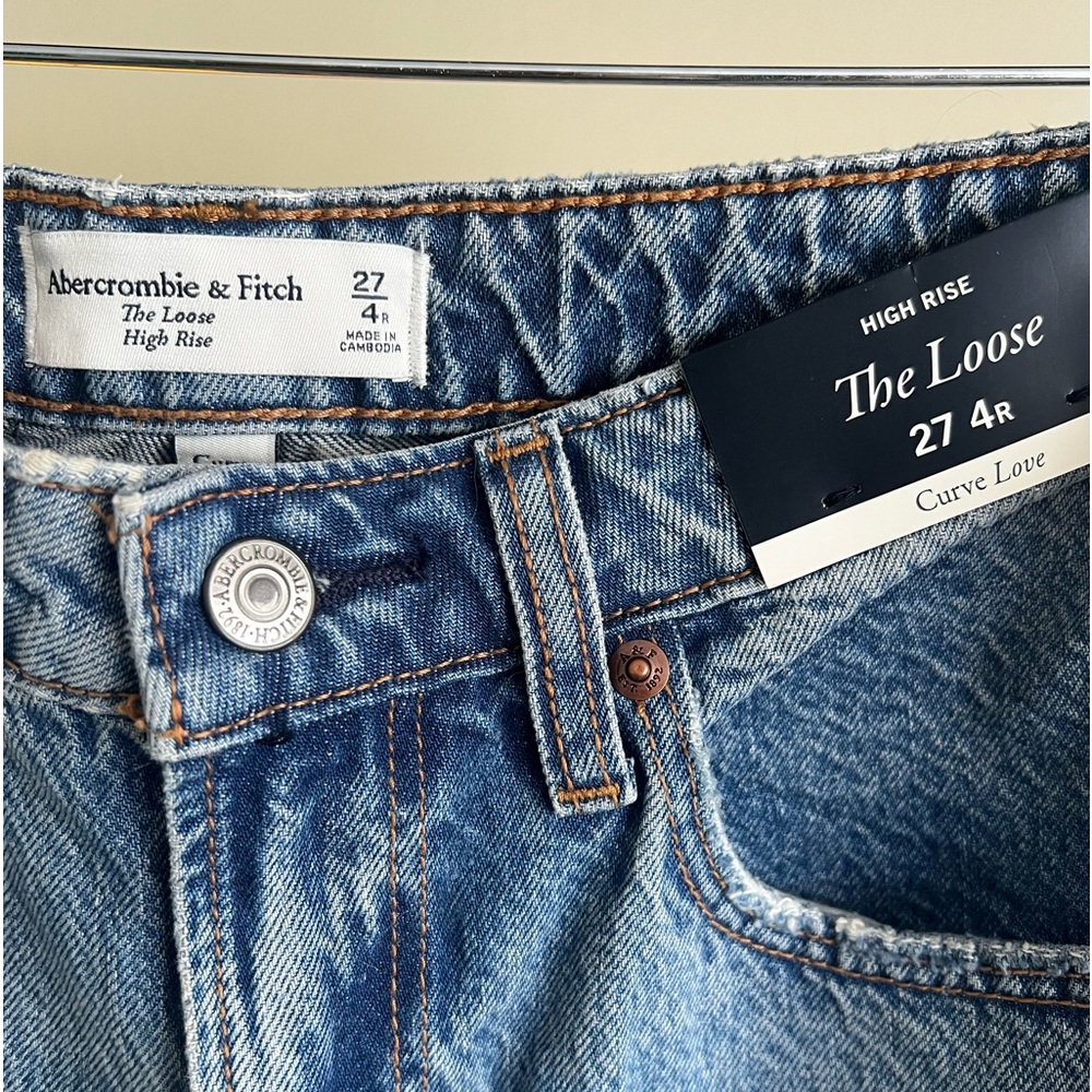 ABERCROMBIE & FITCH CURVE LOVE “THE LOOSE” JEANS